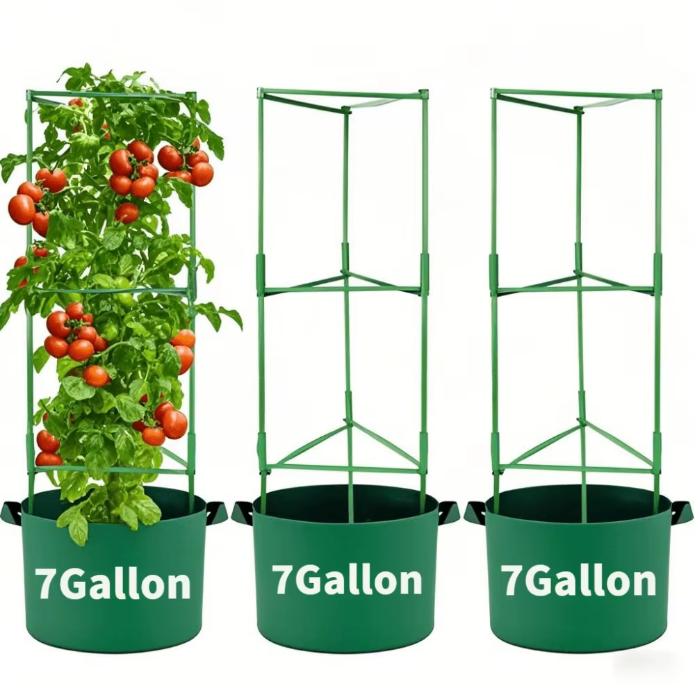 Sacs de culture en feutre vert 3/5/7 gallons pour plantes