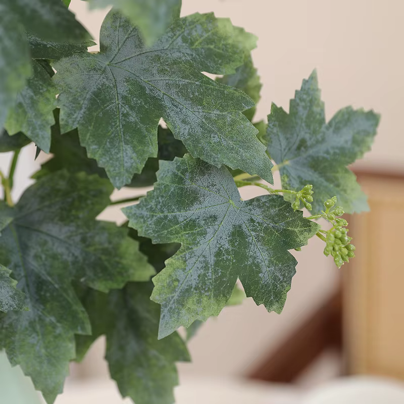 Plantes vertes artificielles en soie