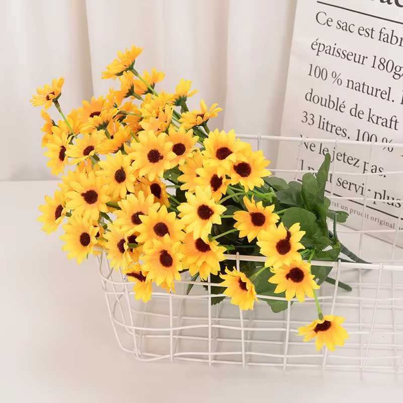 Tournesol unique, fleur artificielle