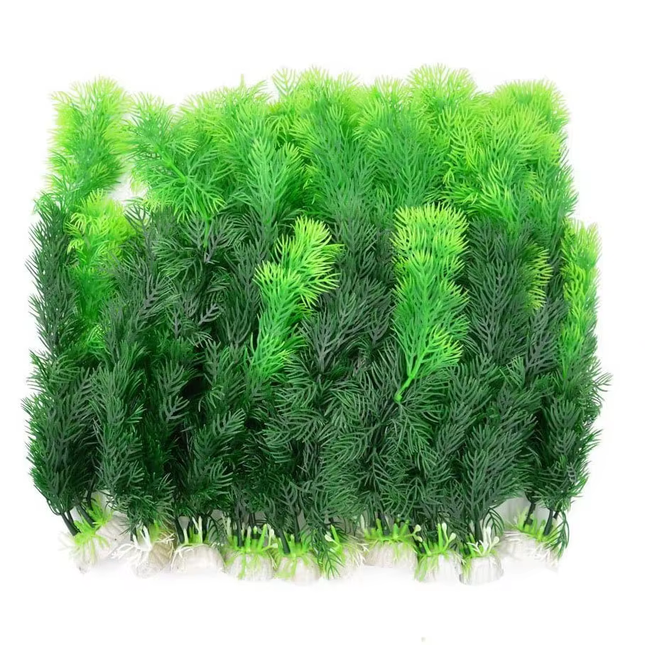 Plantes artificielles de décoration d'aquarium