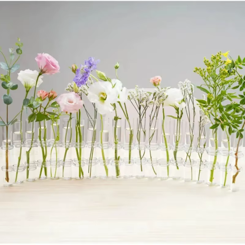 Vase à Fleurs en Verre à Charnière
