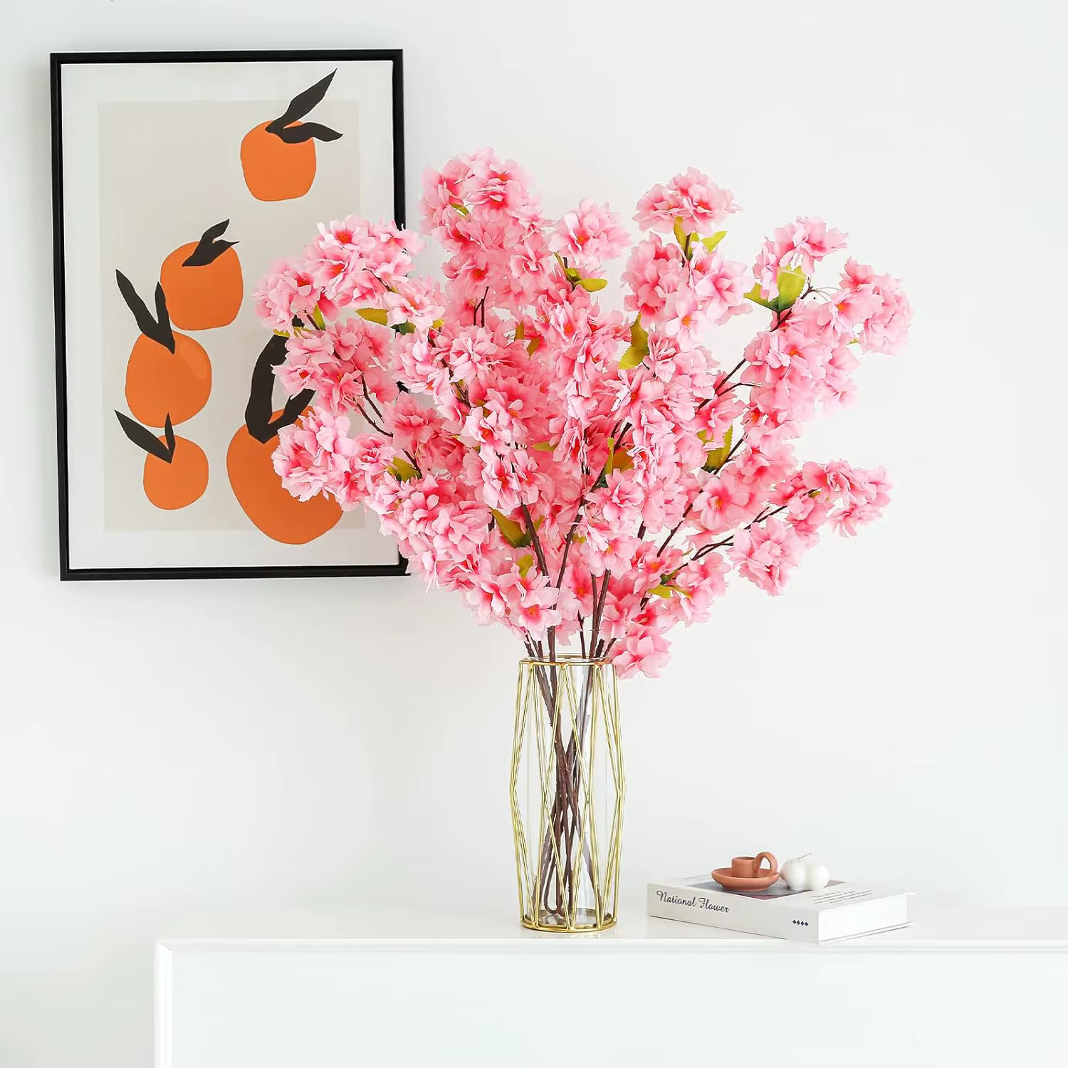 Bouquet de fleurs artificielles Sakura