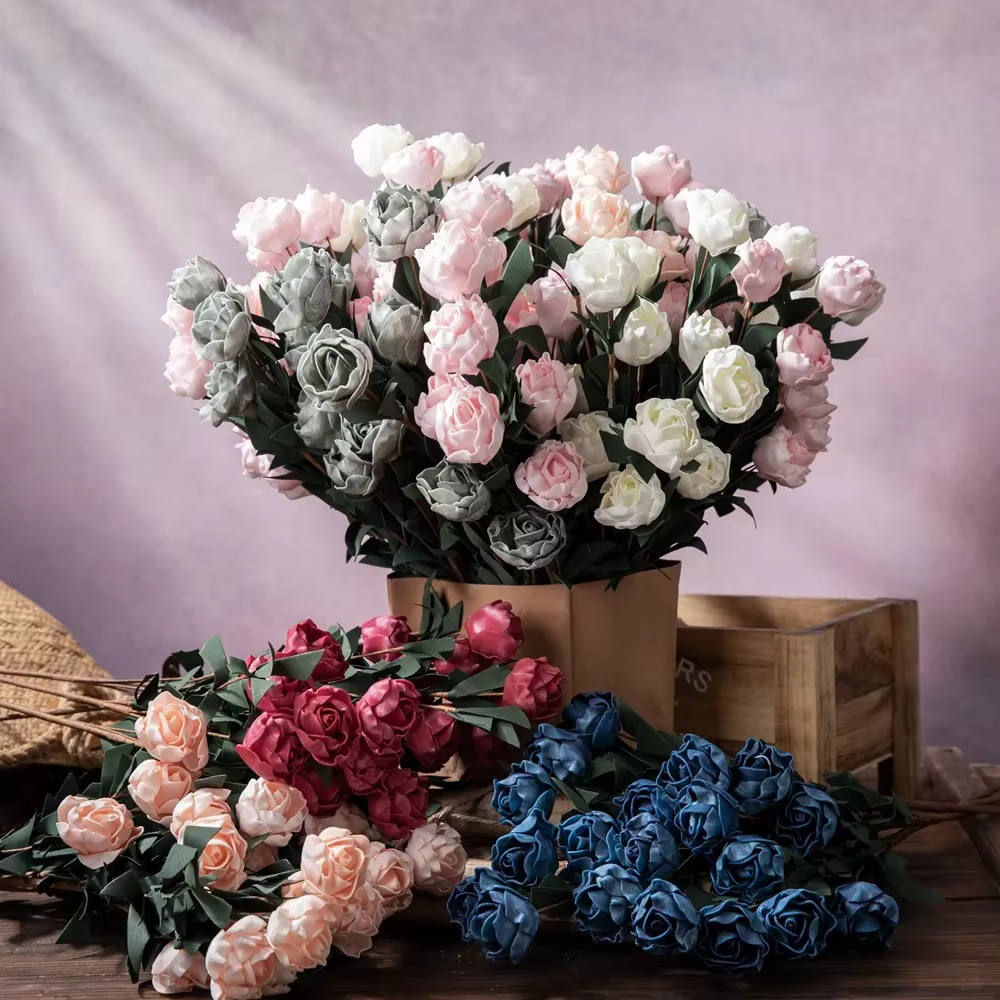 41 cm fleur artificielle Philly Rose PE mariage décoration de la maison