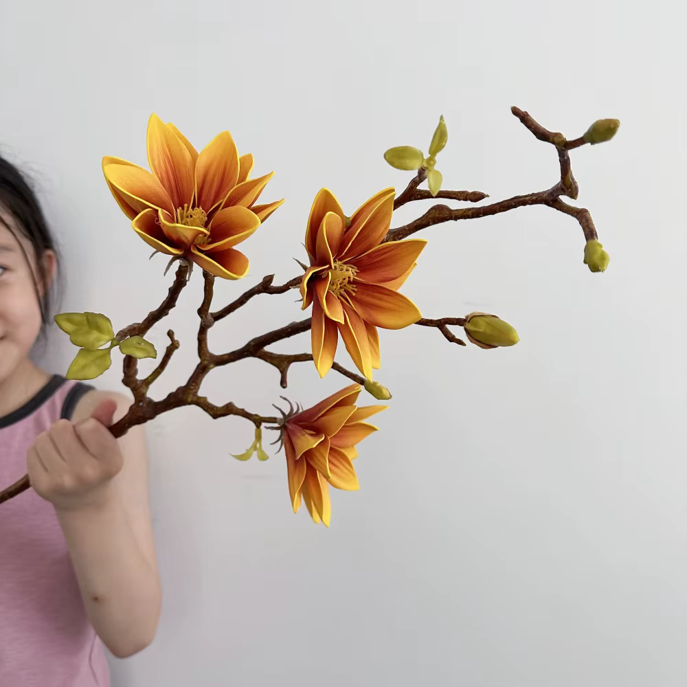 Fleur artificielle Magnolia 70cm