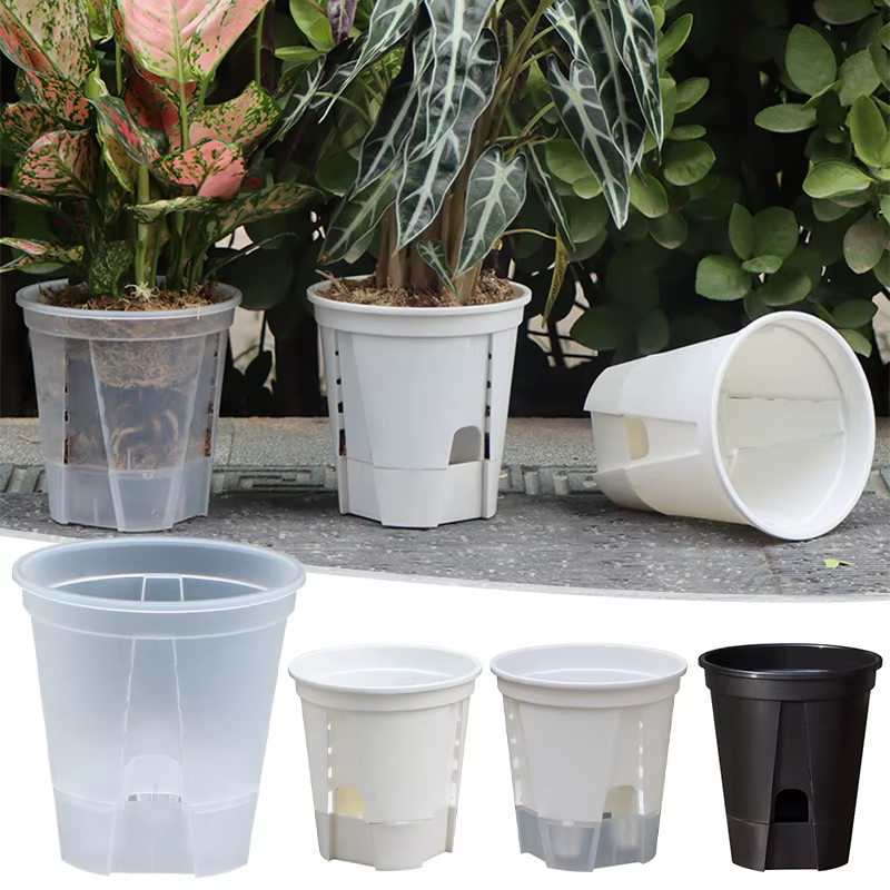Pot de fleurs de stockage d'eau