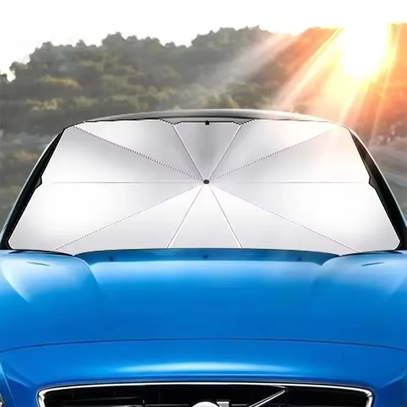 Pare-soleil spécifique pour voiture, accessoire de protection solaire, parapluie pare-soleil pour pare-brise intérieur, accessoires extérieurs