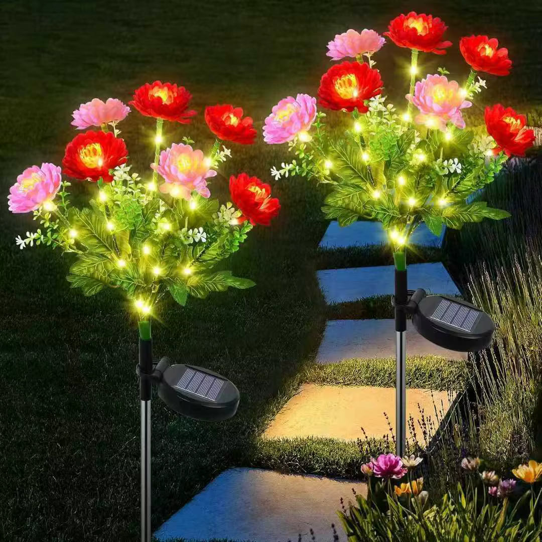 Lampes solaires LED d'extérieur pour jardin