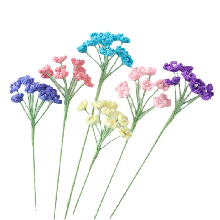 Jolies fleurs au crochet en forme d'étoiles