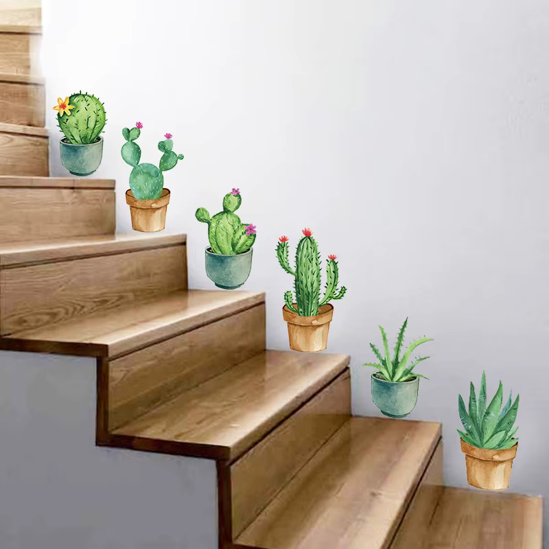 Ensemble de pots de fleurs en Pot de Cactus