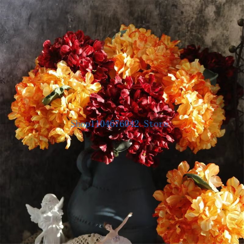 Fleur d'hortensia artificielle 5asd