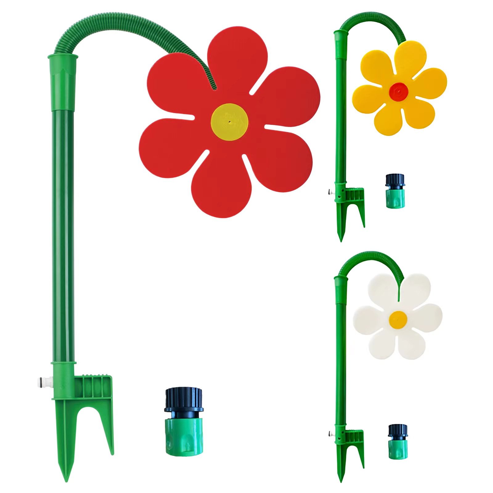Arroseurs d'eau amusants en forme de tournesol dansant à 360° ° Jouet d'arrosage rotatif et oscillant pour la