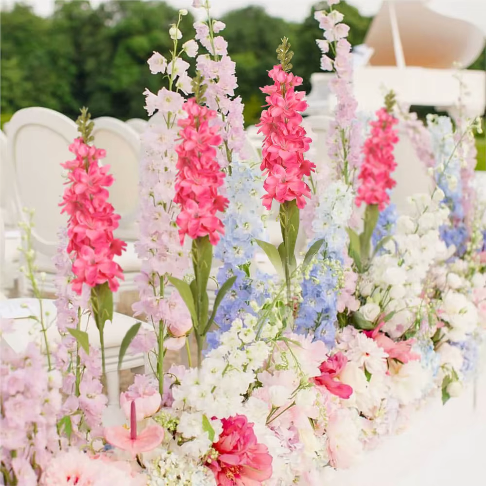 Branche de Fleur violette en jacinthe artificielle