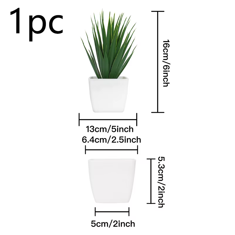 Plantes en pot de plantes de décoration de maison de Simulation de 1 pièce