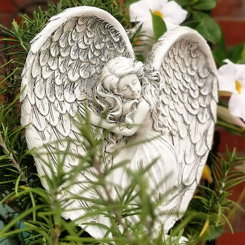 Pot de fleur d'ange en résine créative