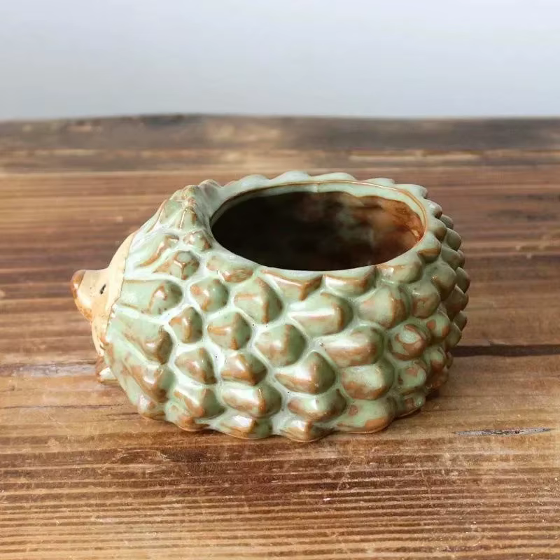 Jardinière en céramique hérisson mignon