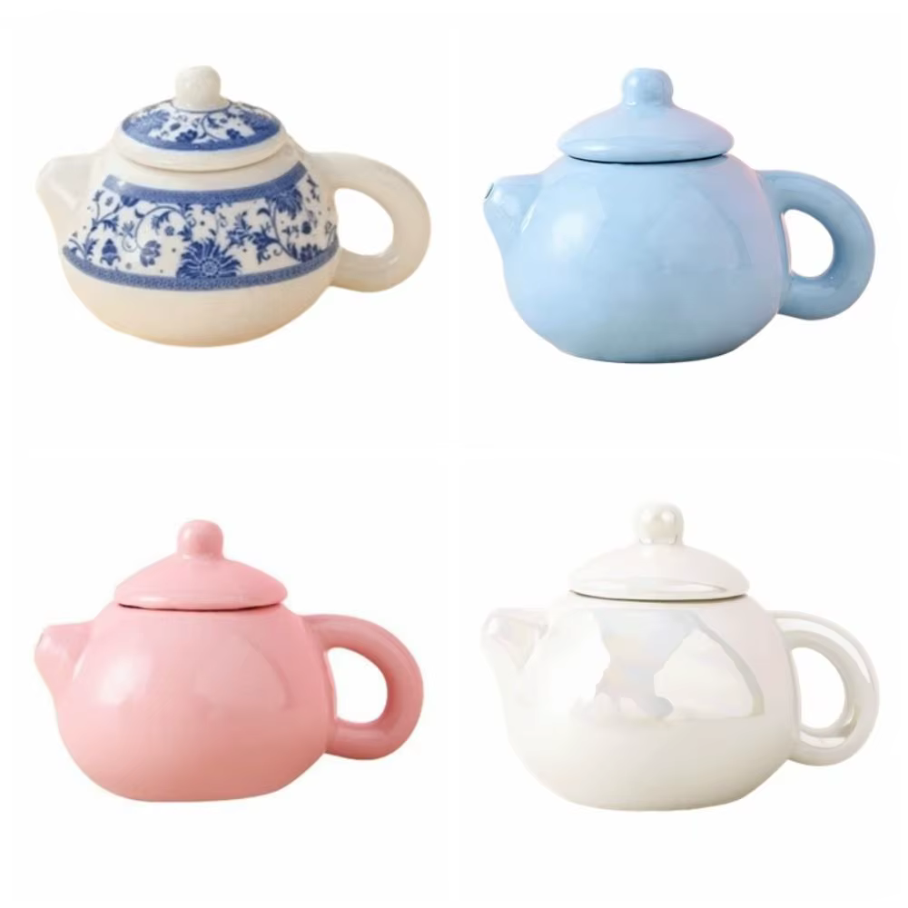 Théière en porcelaine à fleurs de 40 ml