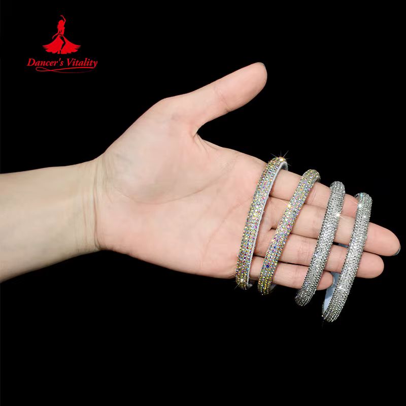 BellyDance-Bracelet en diamant pour femme, accessoire de compétition, bijoux senior, danse financière, phtalperformance moderne