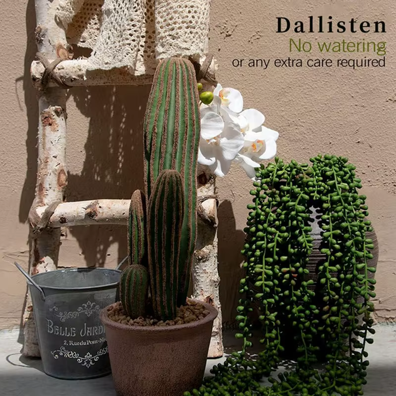 Plantes artificielles en plastique