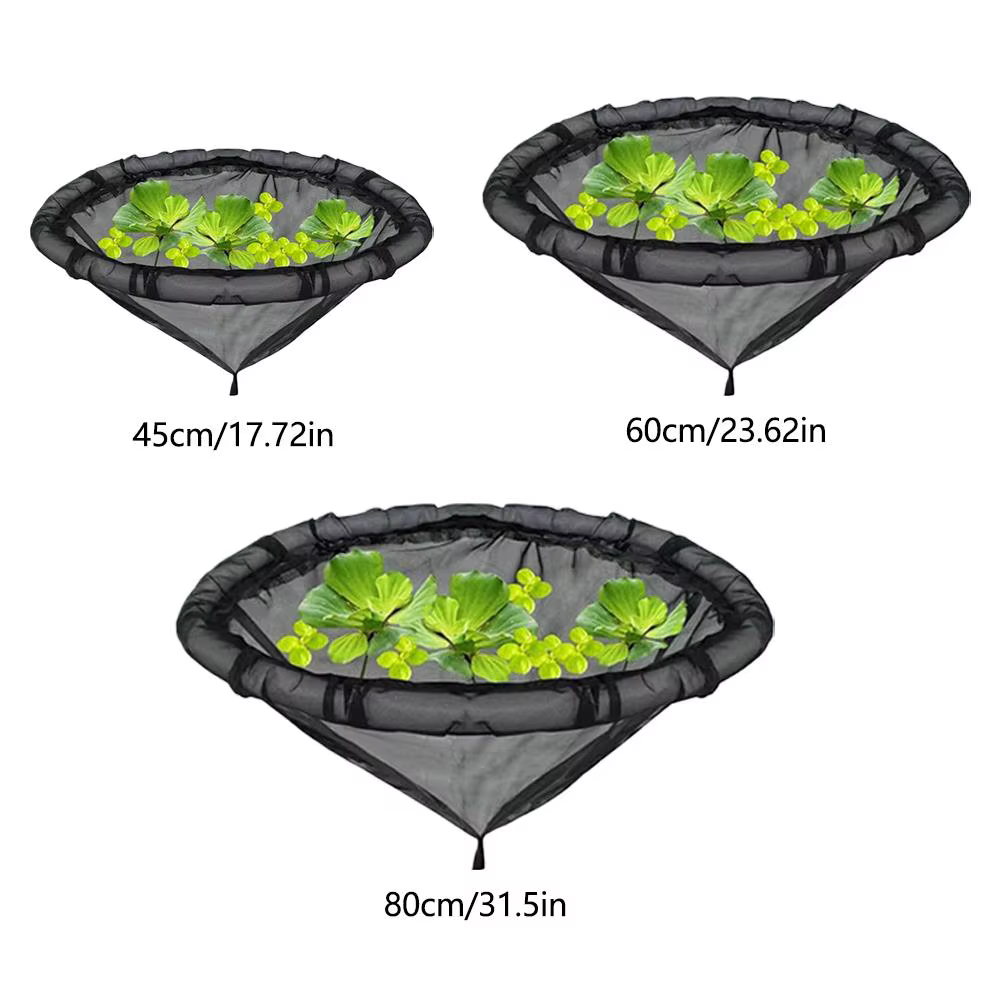Barrière flottante pour poissons, 1 paquet, protection des plantes d'île flottante, barrière ronde pour poissons, filet de Protection pour étang pour plantes flottantes