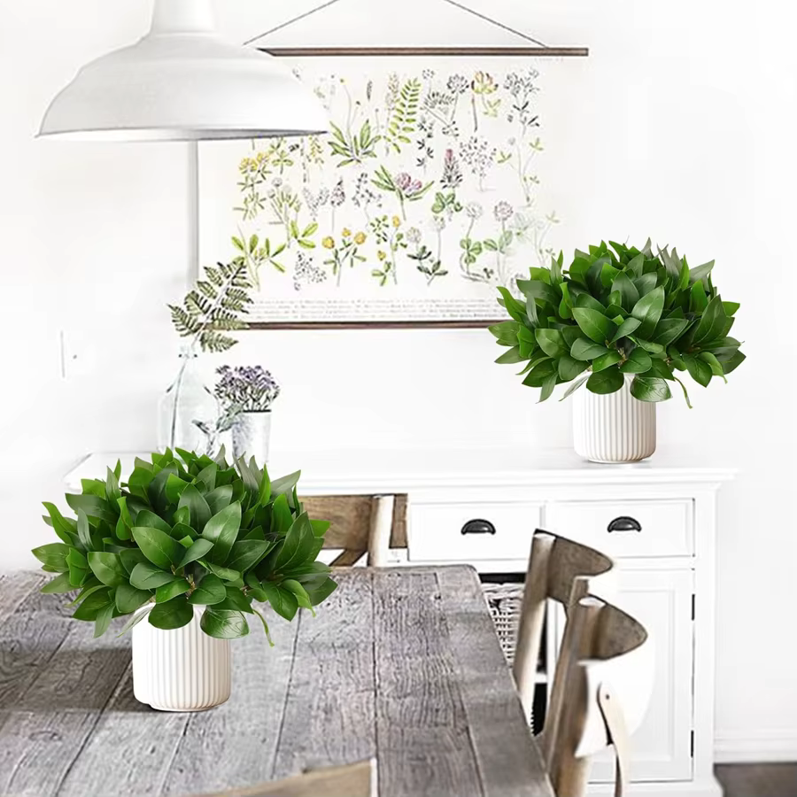 Fleurs artificielles plantes feuille mariage maison chambre Table Festival décoration Bouquet de mariée extérieur jardin cour accessoires