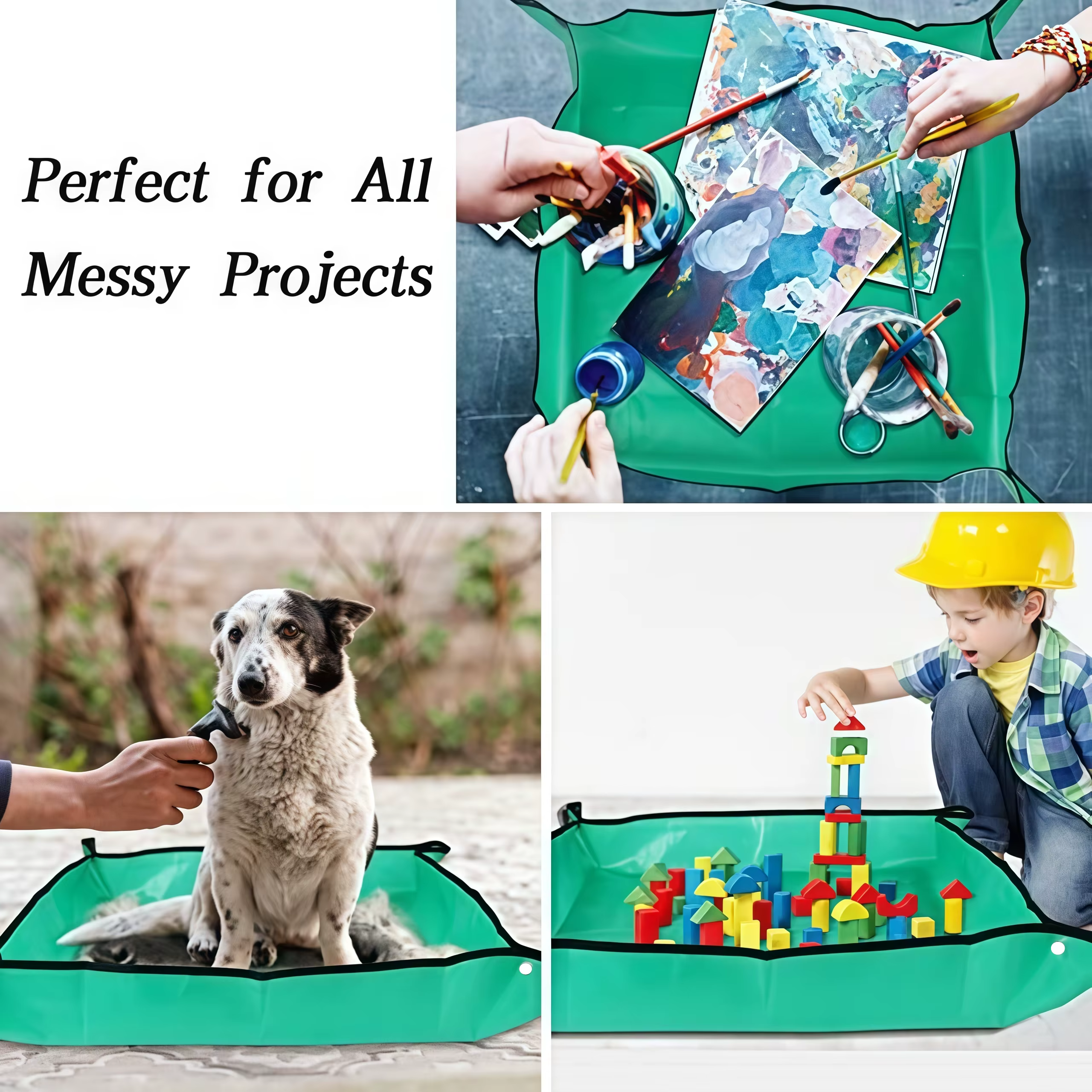 Tapis de repotage pliable et imperméable pour plantes