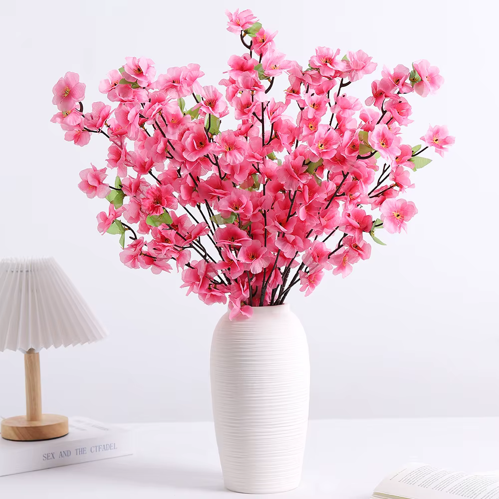 Bouquet de fleurs artificielles en soie
