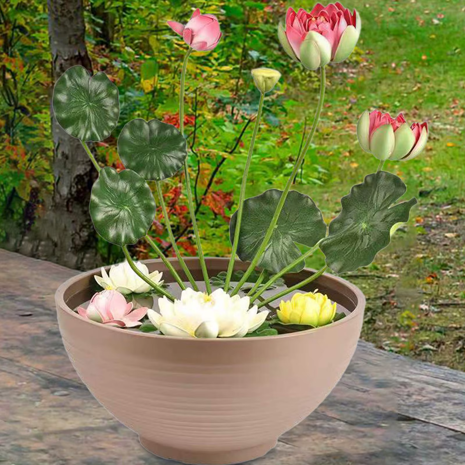 Pot de fleurs créatif pour jardin, décoration, pot pour plantes aquatiques