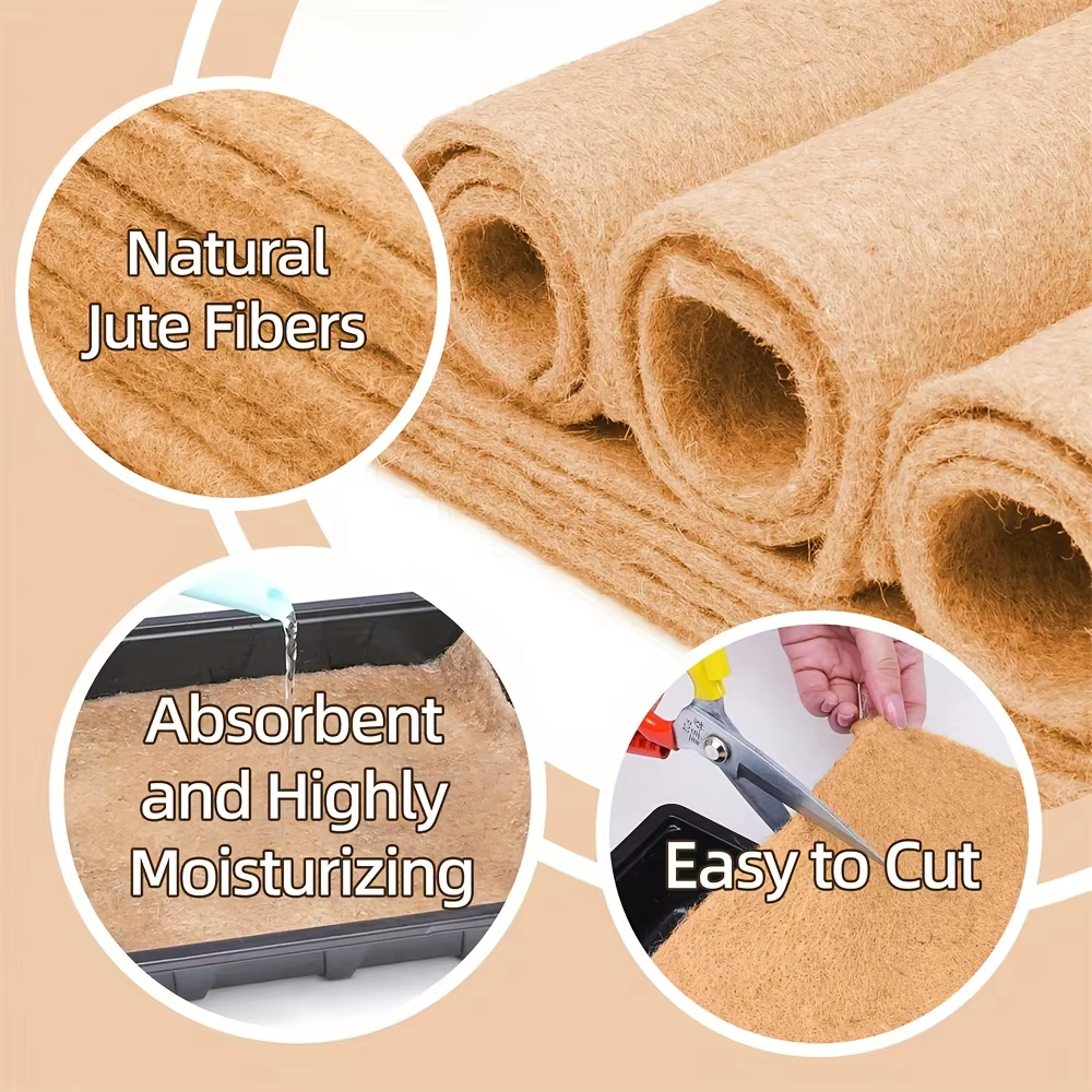 Tapis de propagation de plantes en tissu feutré