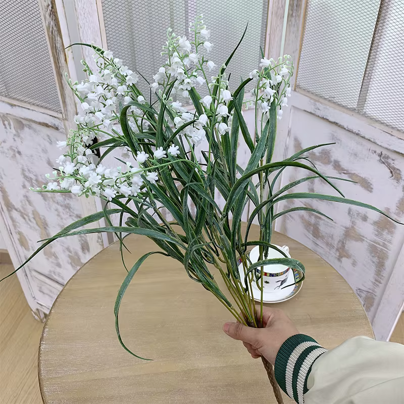 Feuille de plante verte artificielle