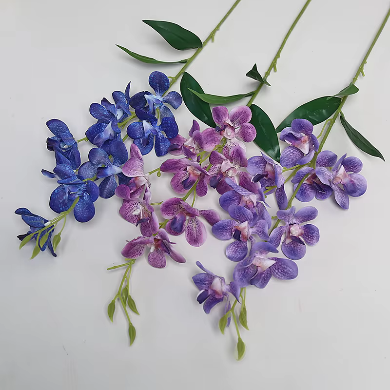 12 pièces de fleurs artificielles en soie