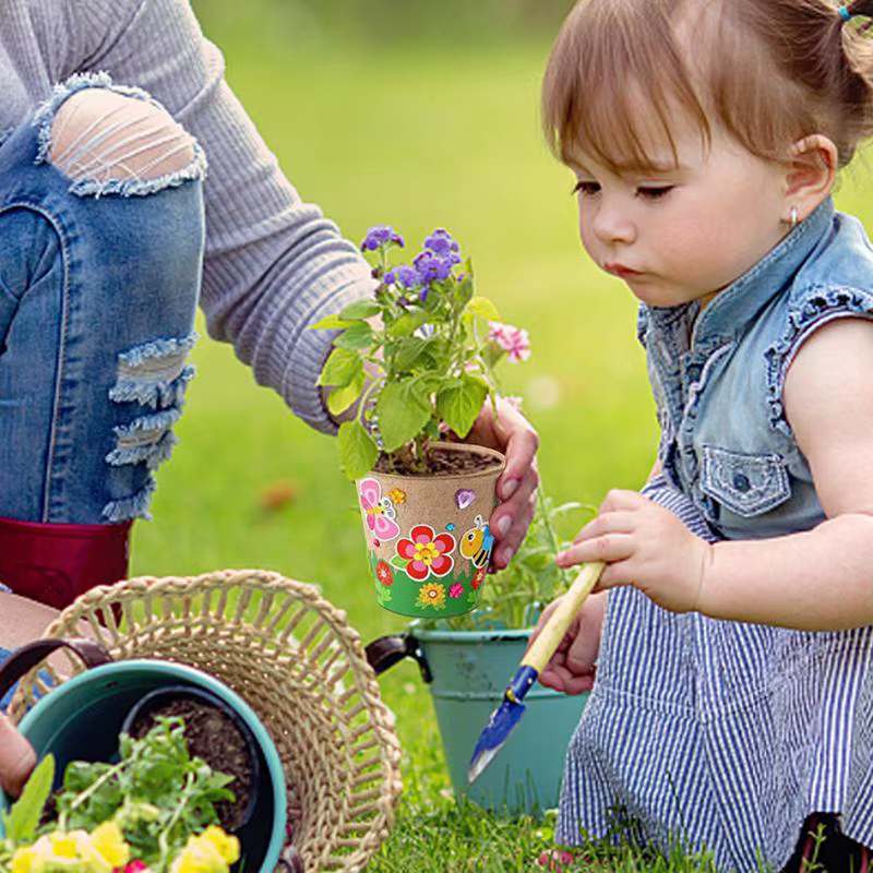 Pots de jardin artisanaux avec dôme