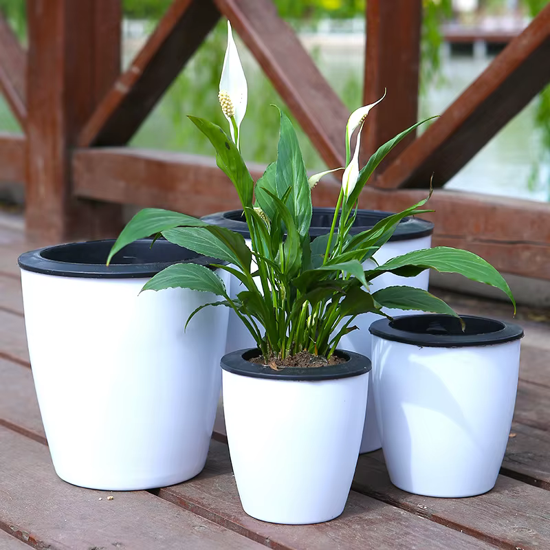 Pot à Arrosage Automatique Pots à Eau Automatiques pour Plantes Pot de fleurs de jardin