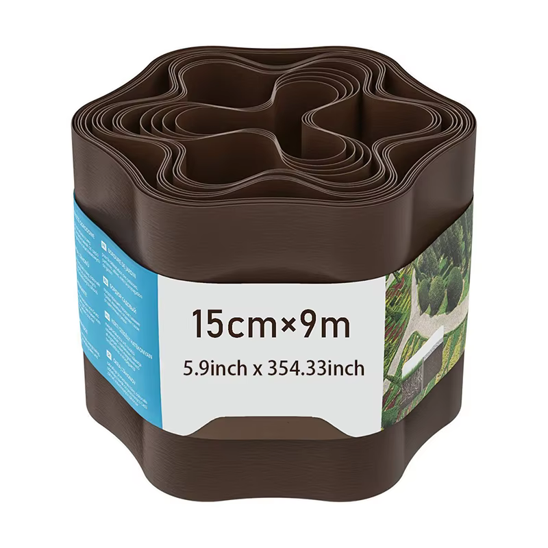 1pcs Brown Plastic Fence Field Garden