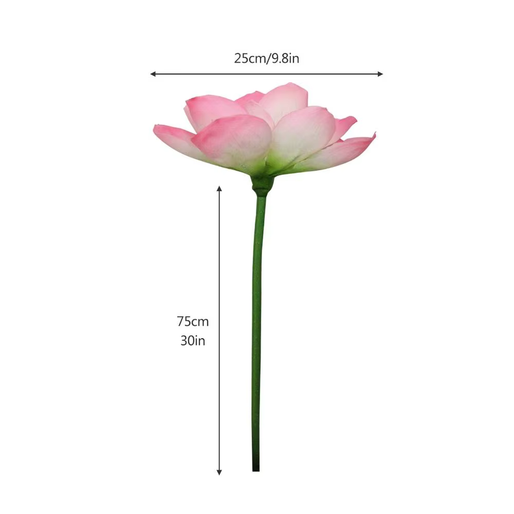 Fleur artificielle paysagère à longue tige pour décoration DIY