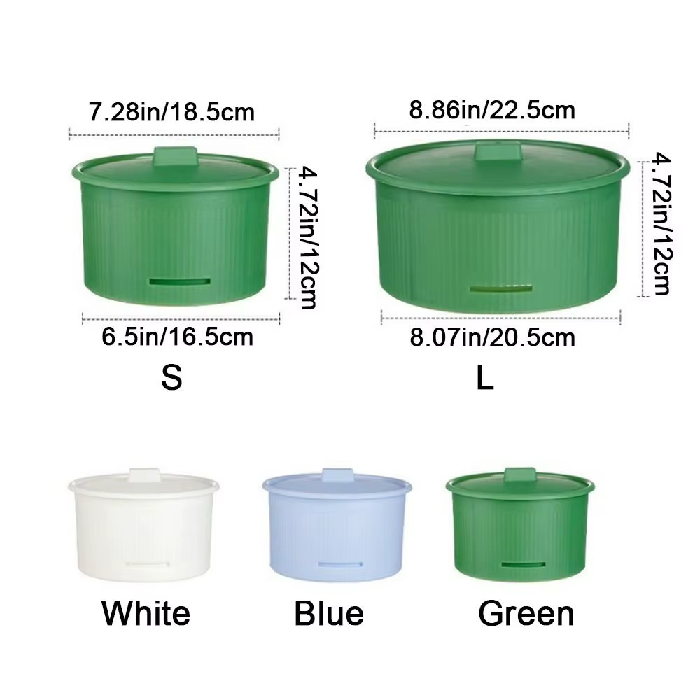 Pots de culture de pousses de légumes en plastique