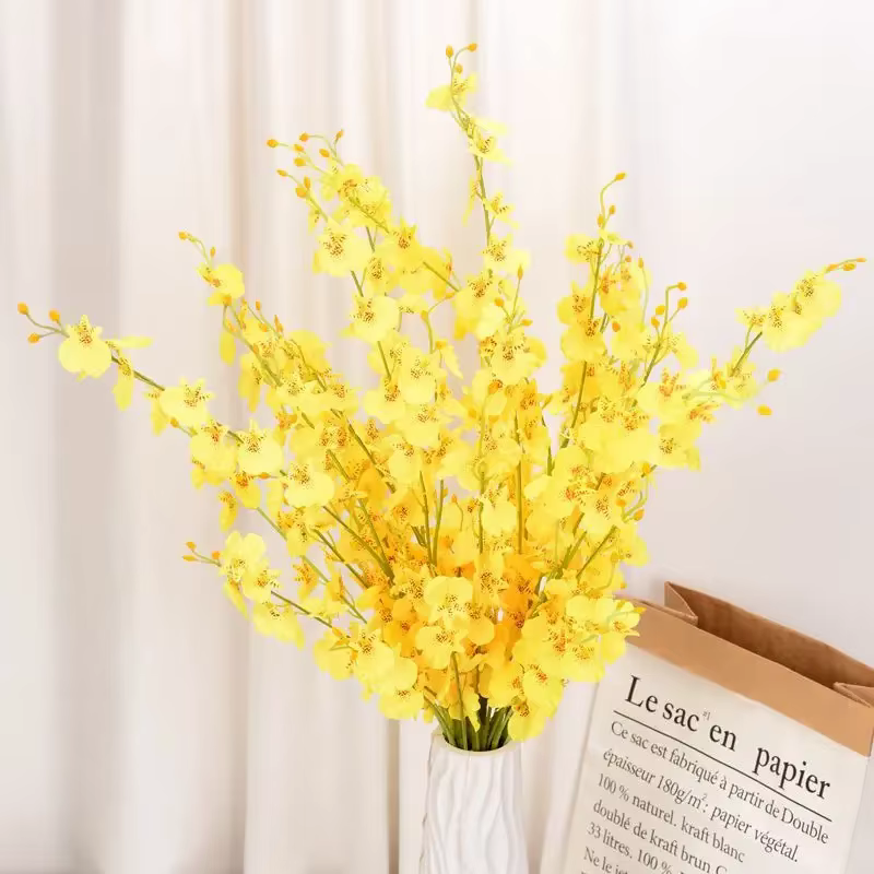 Orchidées artificielles dansantes à 5 fourchettes