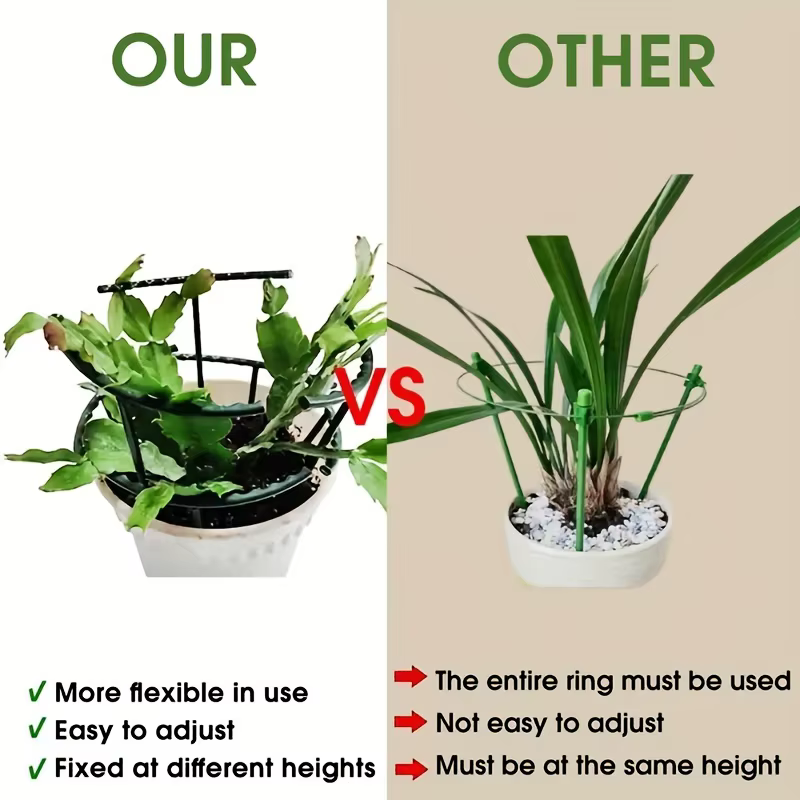Support de plante en plastique pour serre