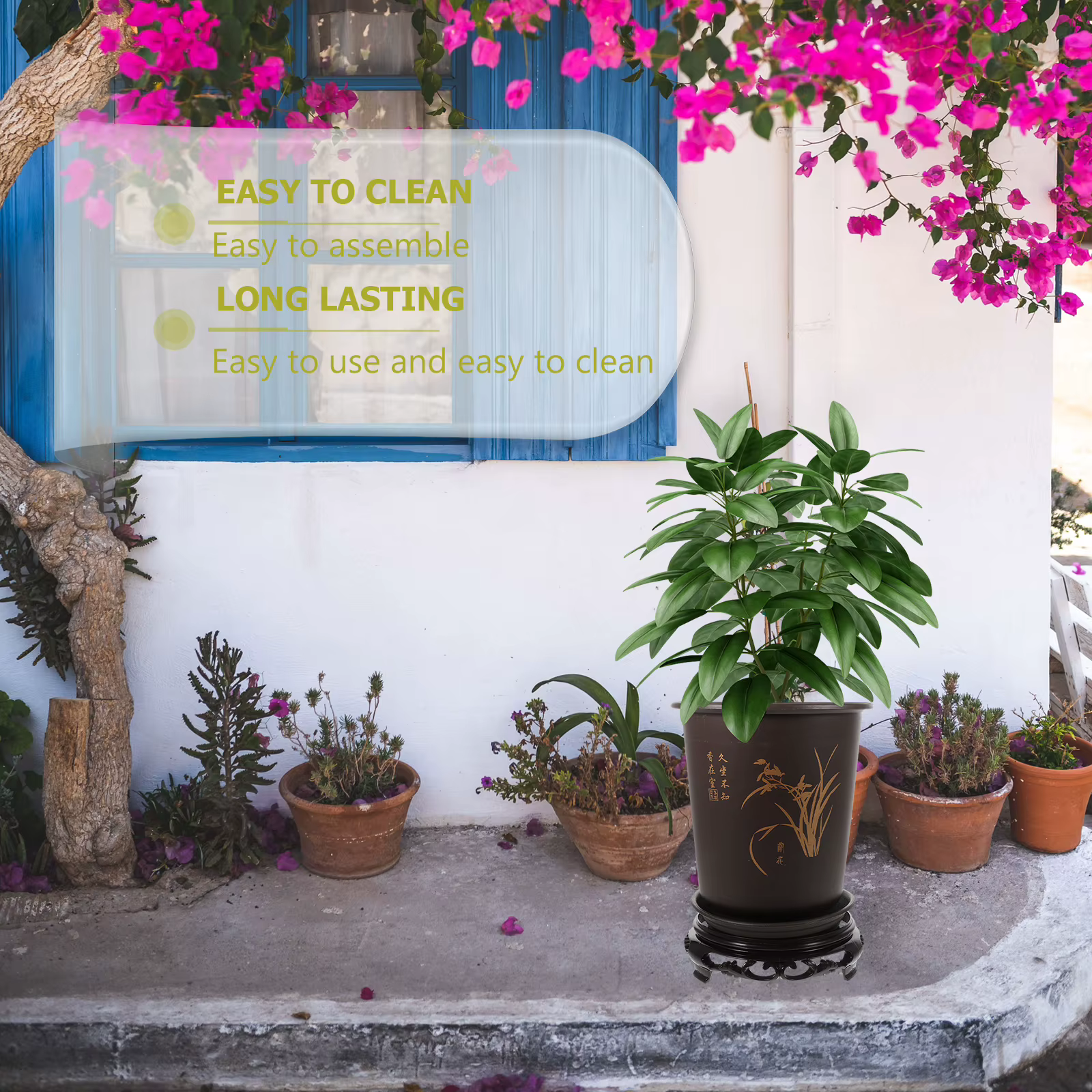 1 ensemble de pots spéciaux pour orchidées