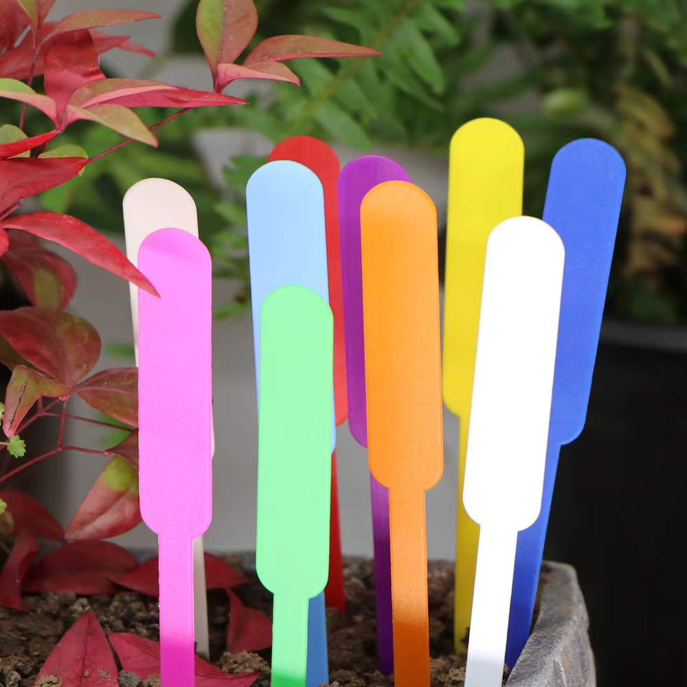 Nouvelles étiquettes de plantes de jardin