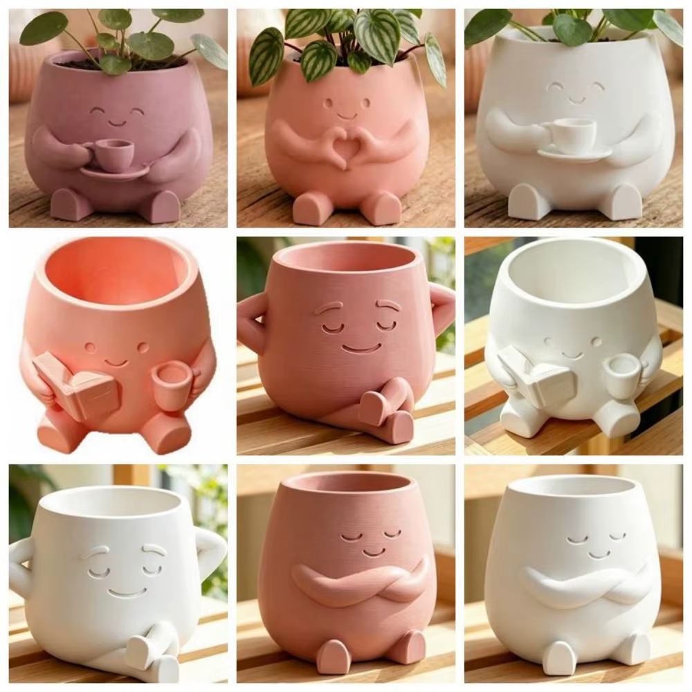 Pot de fleurs miniature mignon au design élégant