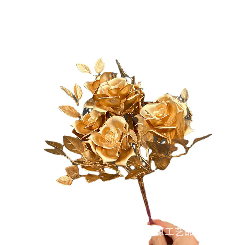 Plantes Dorées Artificielles Cuir oral elu Érable