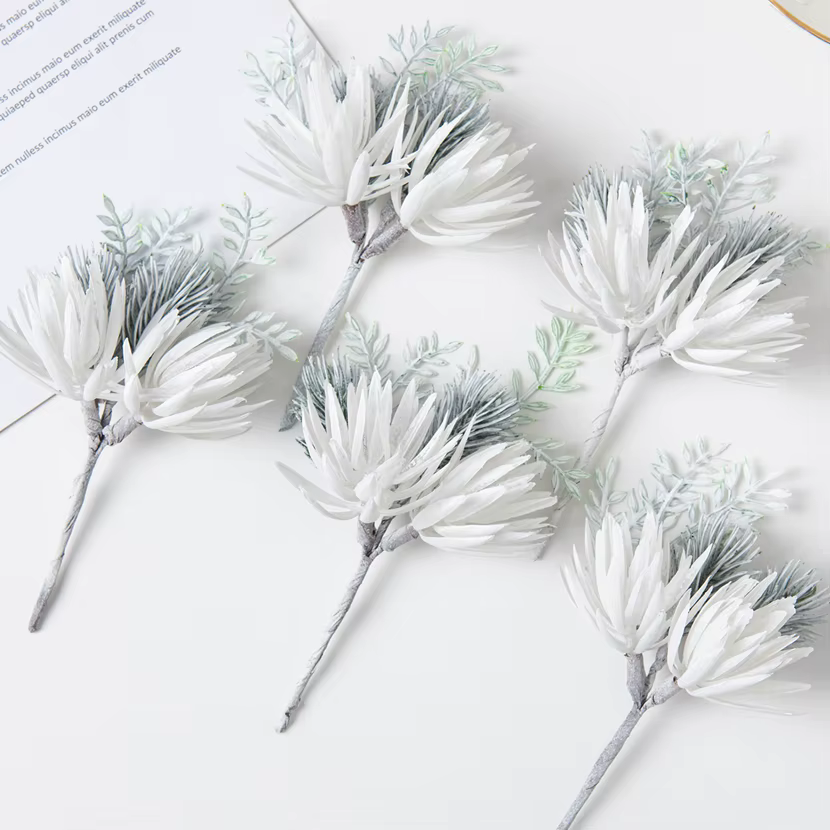 Fleurs artificielles maison chambre arbre de noël mariage cour décoration guirlande accessoires de mariée clairance bricolage cadeaux faux plantes