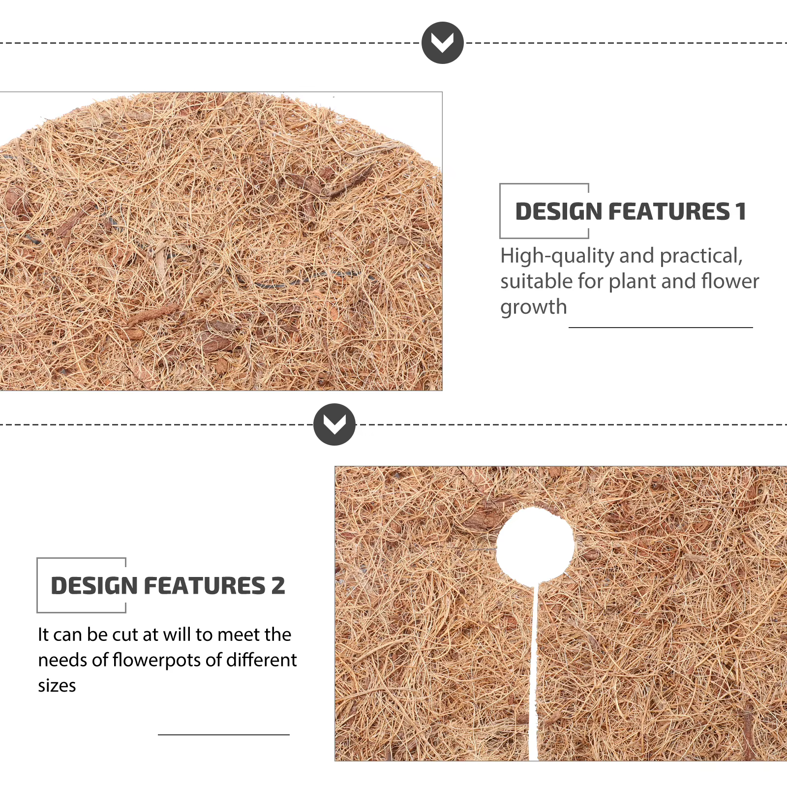 Tapis de Protection des plantes en Fiber de noix de coco
