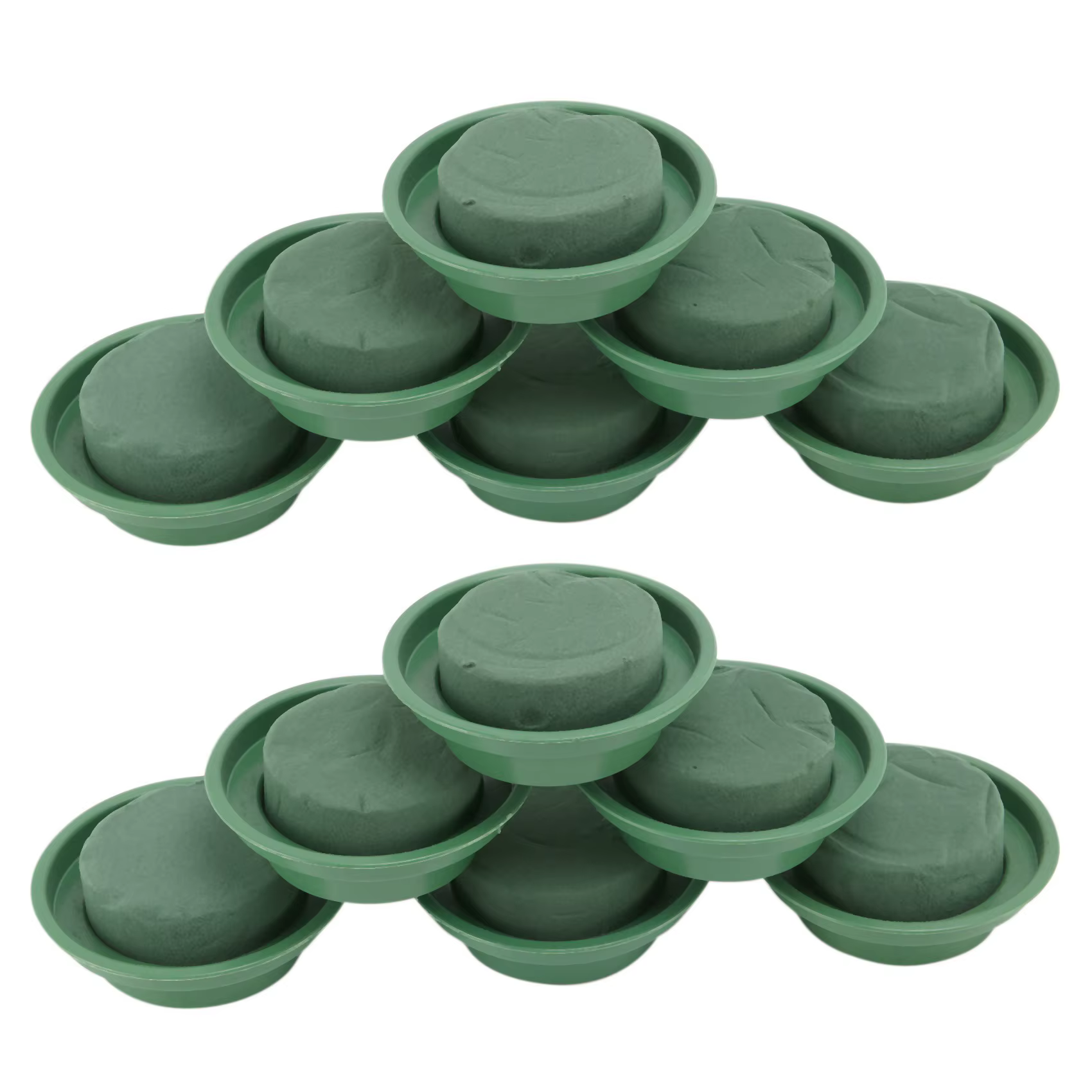 Kit d'arrangement de fleurs-paquet de 12 mousse florale ronde dans un bol de conception unique pour pièce maîtresse de
