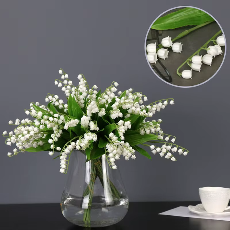 Bouquet de fleurs de mariage en plastique