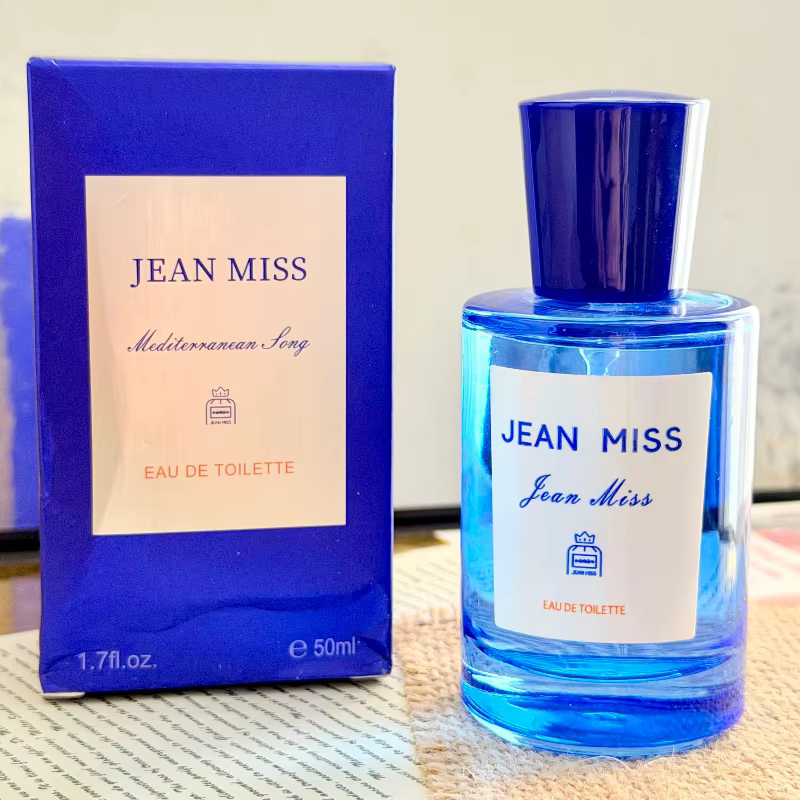 Parfum unisexe Brand Blue Méditerranéen, senteur fraîche et naturelle d'orange, de citron et de figue, eau de parfum fruitée longue durée en spray