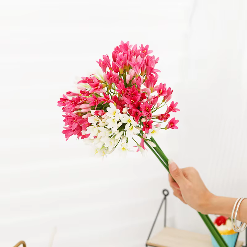 Fleurs artificielles d'agapanthe africaines de luxe