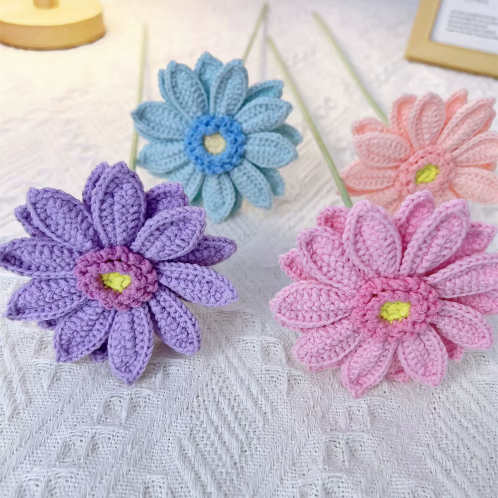 Bouquets de chrysanthème Ins au Crochet