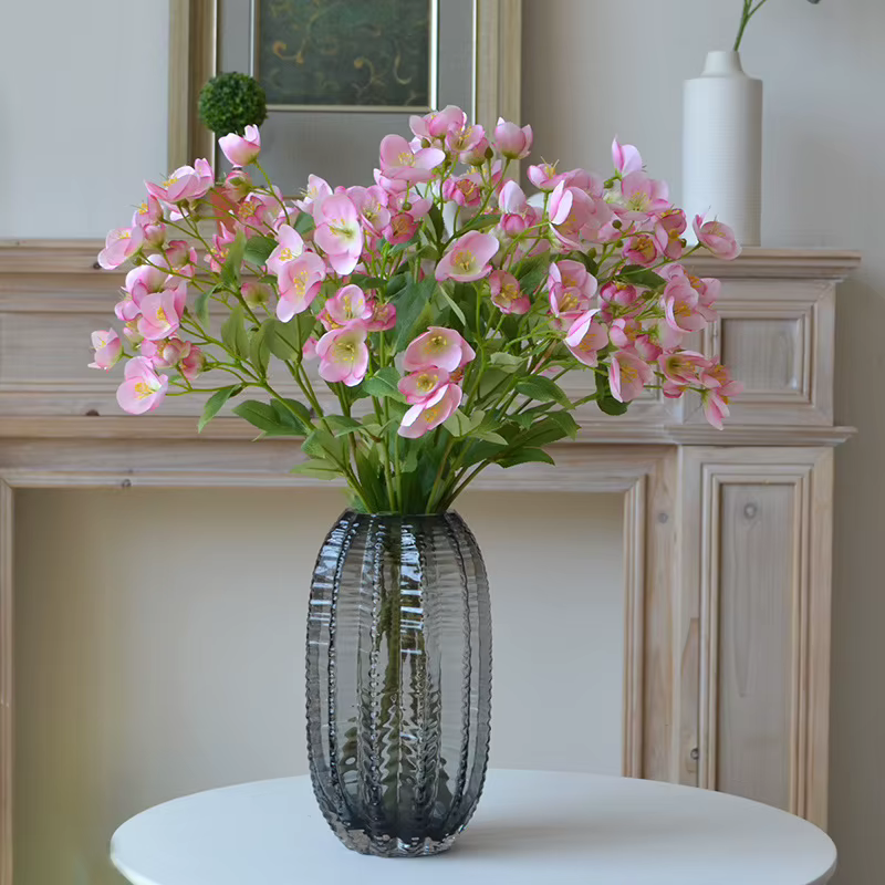 Branches de Hellébore Artificielles pour Décoration de Jardin