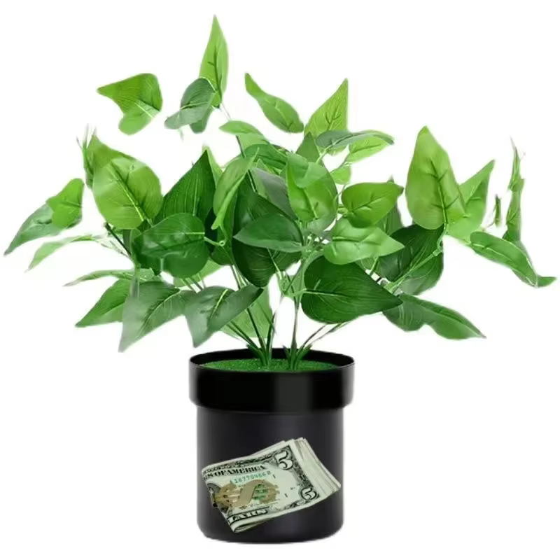 Grand pot de fleurs avec coffre-fort dissimulé - Cachette secrète pour argent